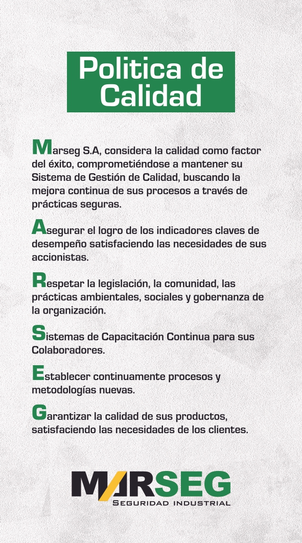 POLITICA DE CALIDAD